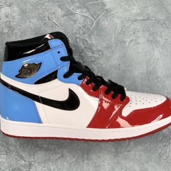 Air Jordan 1 Retro High OG "Fearless" Blauw Rood Wit CK5666-100 Heren Dames