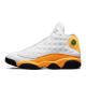 Air Jordan 13 Retro Del Sol Branco/Vermelho Universitário/Del Sol/Preto Para Homens