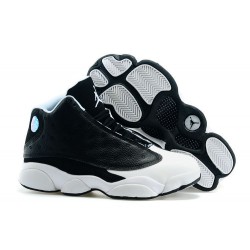 Air Jordan 13 "Oreo" Aangepast Zwart Wit Voor Heren
