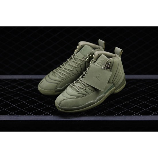 PSNY x Air Jordan 12 Milan Medium Olive Pour Homme