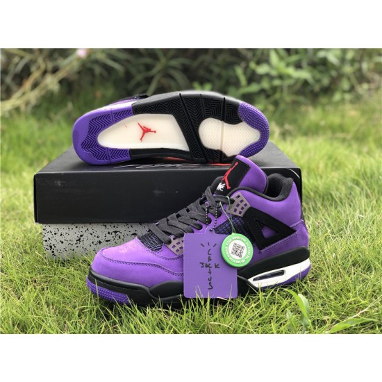 Nike Air Jordan IV Retro Travis Scott 'Purple', Size 11.5, Scarce Air, 2021