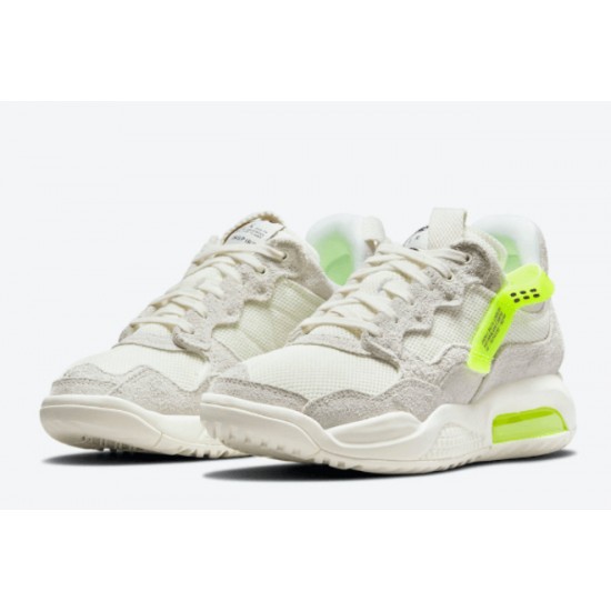 Jordan MA2 Off White/volt harig suède CW5992-107 voor dames